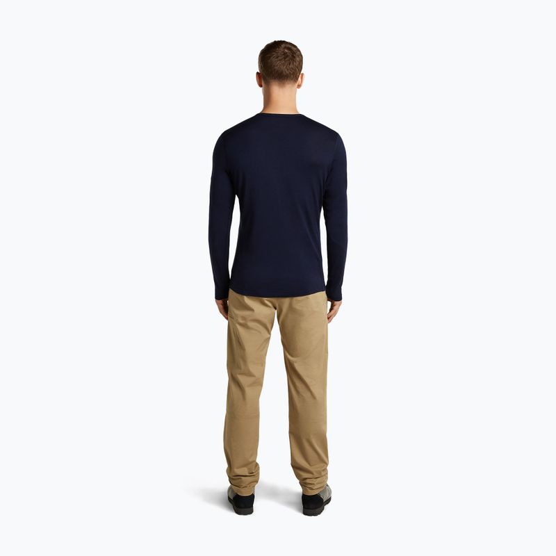 Мъжка блуза с дълъг ръкав  icebreaker Merino 200 Oasis Crewe SkiingYeti midnight navy 5