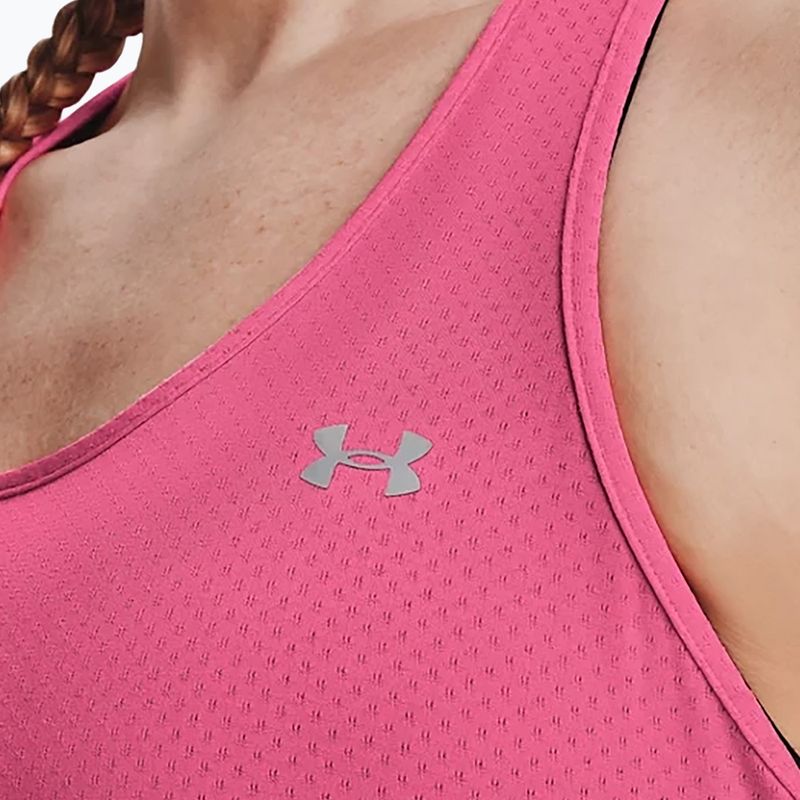 Under Armour HeatGear Armour Racer Горнище за тренировка за жени Pink 1328962 4