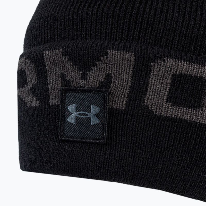 Under Armour мъжка зимна шапка Ua Halftime Fleece Pom black 1373093 3