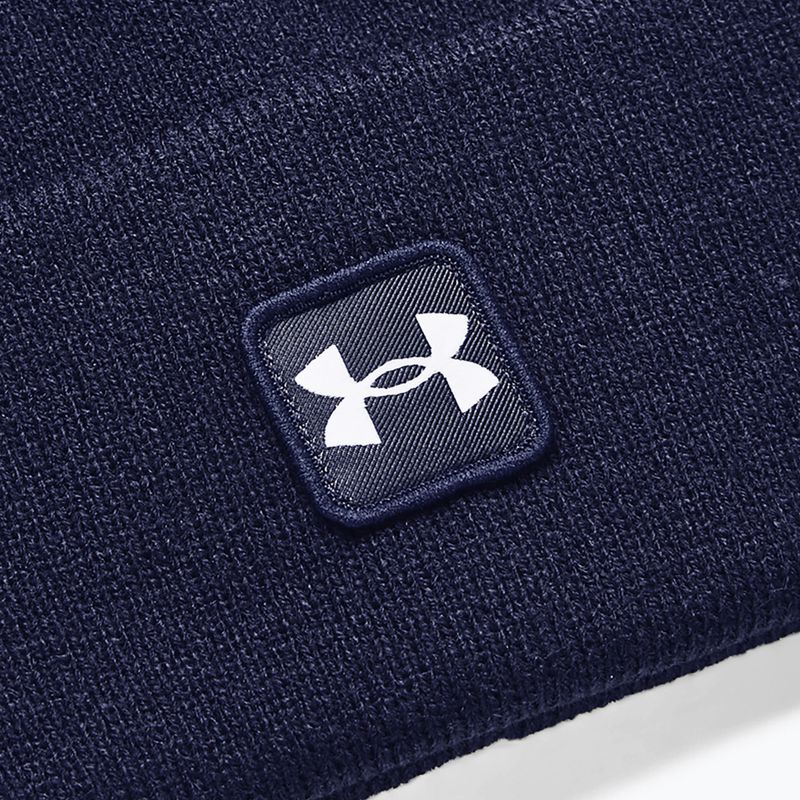 Зимна шапка Under Armour Halftime Cuff midnight navy/white 2