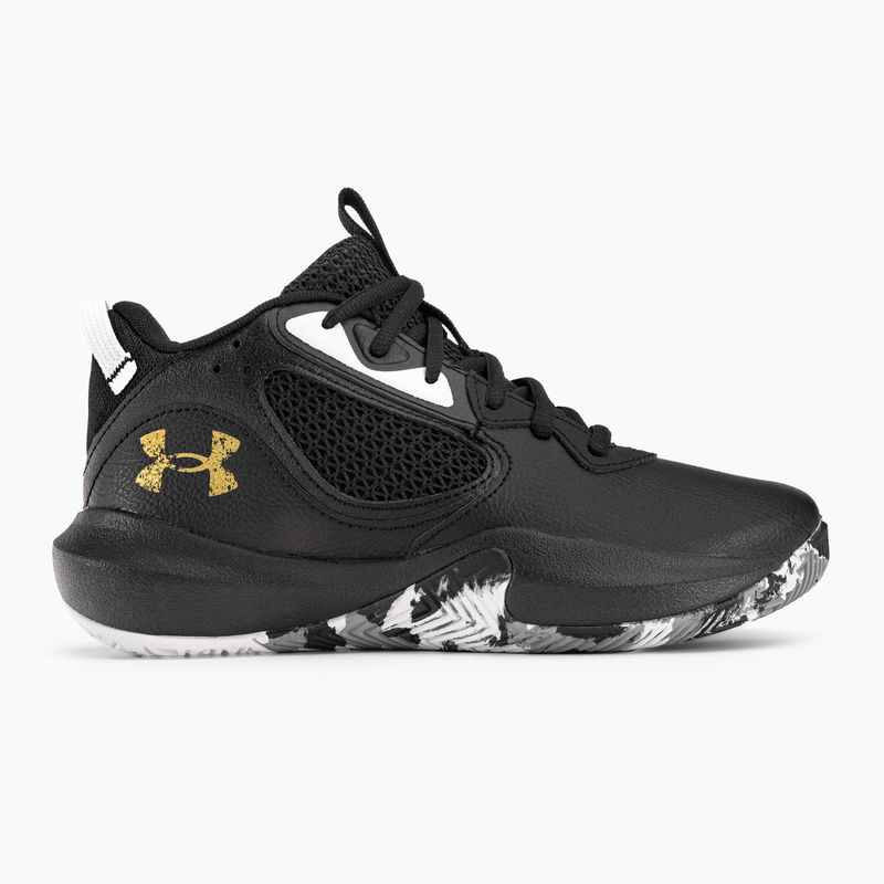 Under Armour GS Lockdown 6 детски баскетболни обувки черни 3025617 2