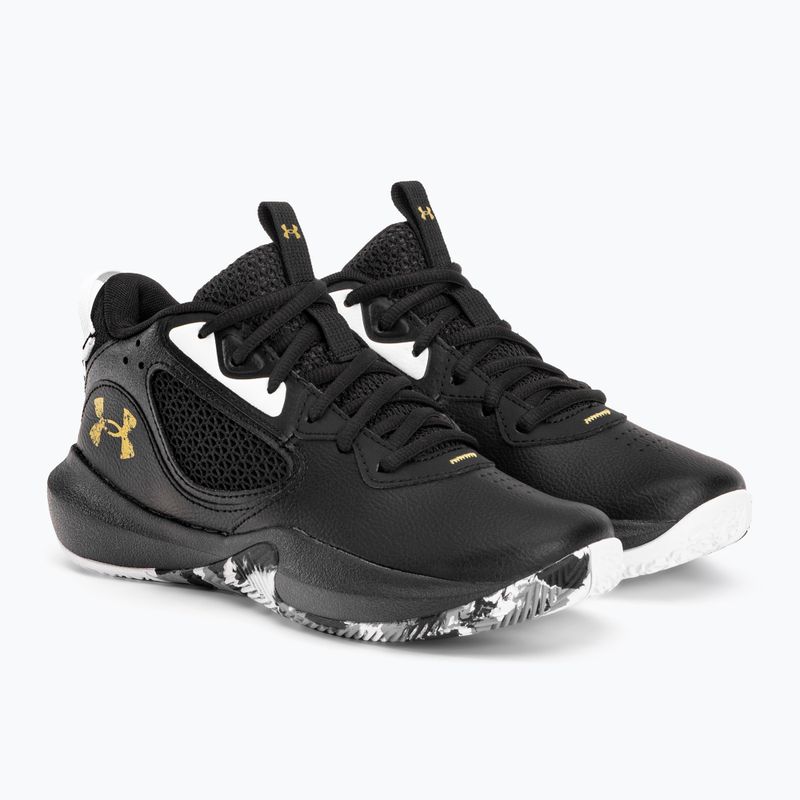 Under Armour GS Lockdown 6 детски баскетболни обувки черни 3025617 4