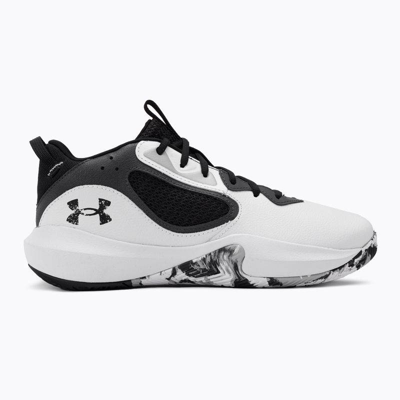 Мъжки баскетболни обувки Under Armour Lockdown 6 white/jet grey/black 2