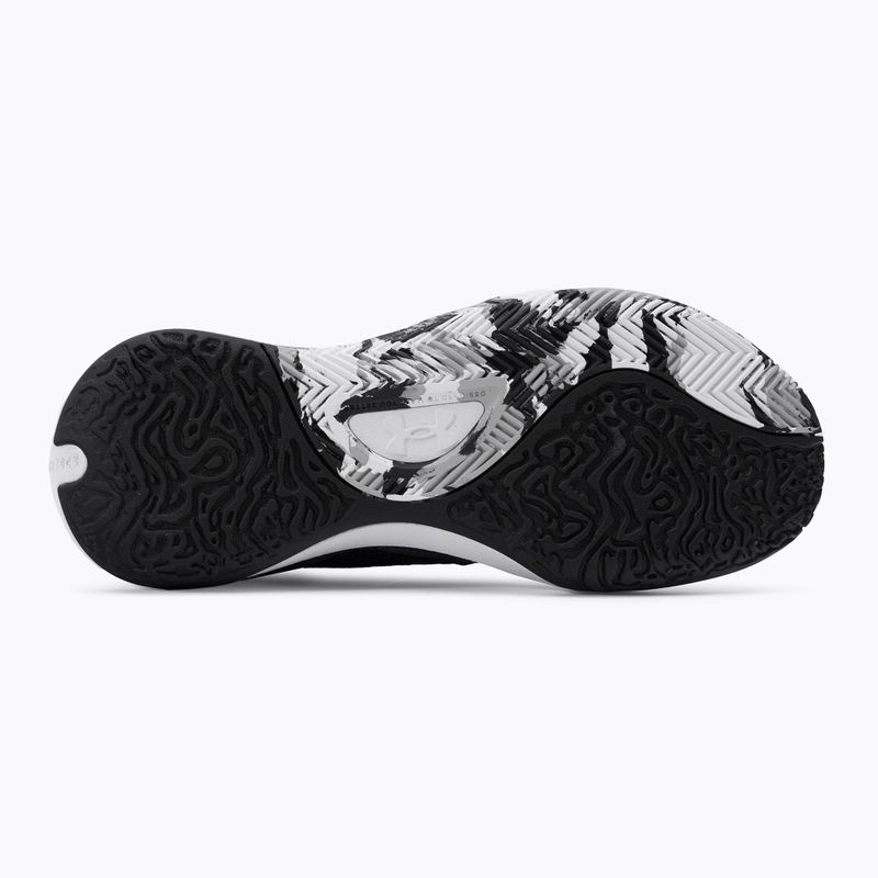 Мъжки баскетболни обувки Under Armour Lockdown 6 white/jet grey/black 5