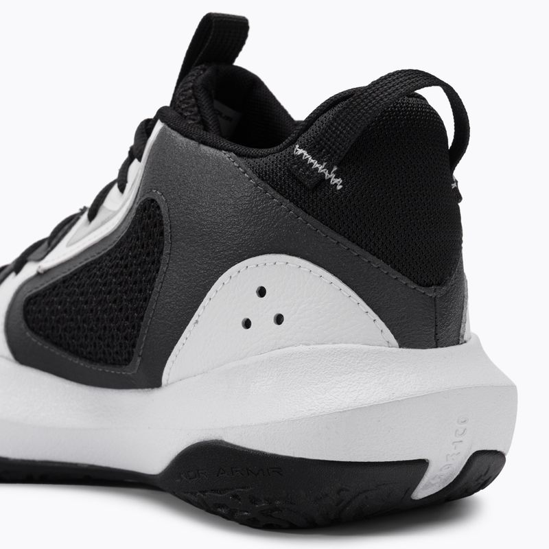 Мъжки баскетболни обувки Under Armour Lockdown 6 white/jet grey/black 10