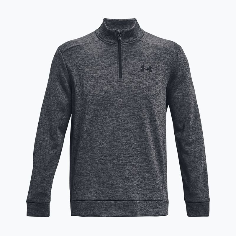 Under Armour Armour Fleece 1/4 Zip мъжки суитшърт за тренировки сив/черен 5