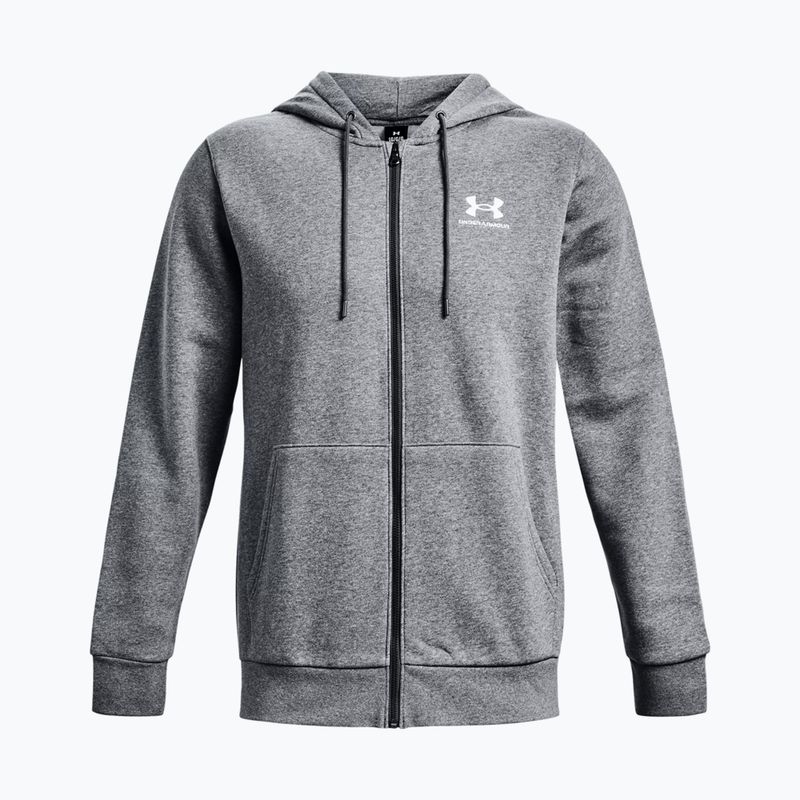 Мъжки суитшърт Under Armour Essential Fleece Full Zip Hood Training Grey 1373881 5