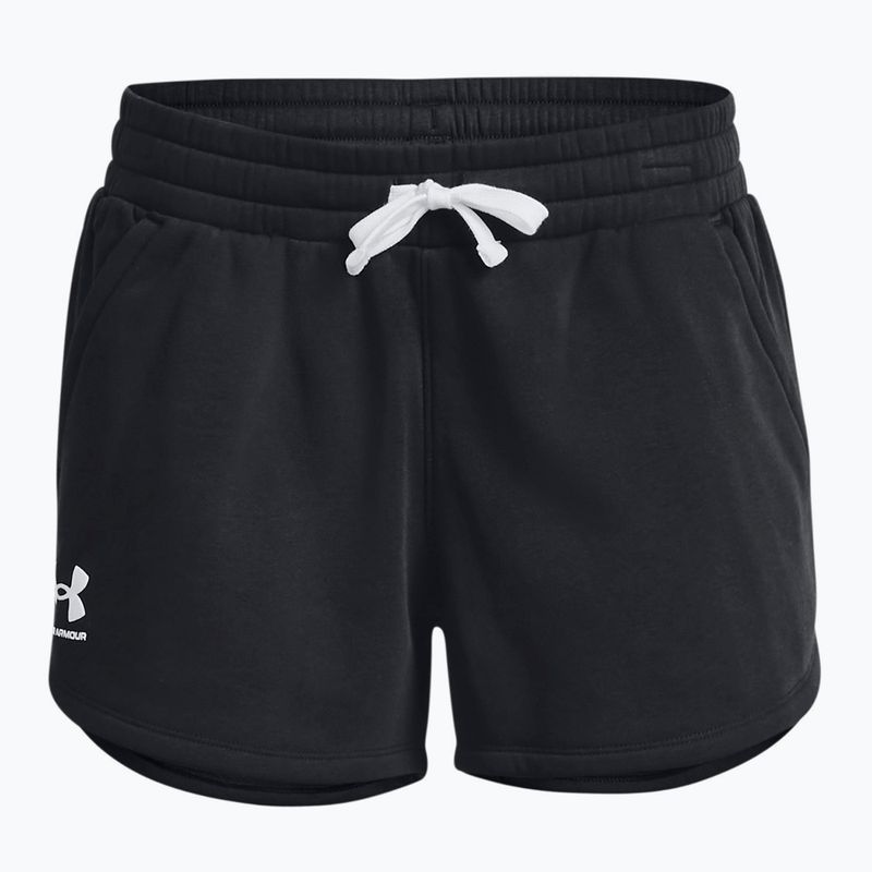 Under Armour Rival Fleece дамски къси панталони за тренировка черно 1376257 3