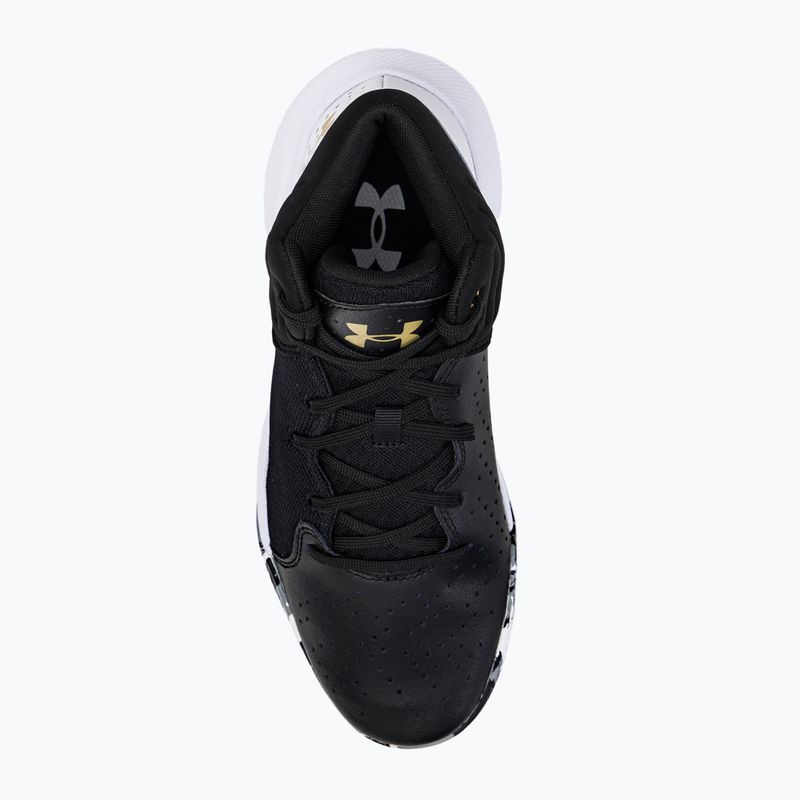 Мъжки баскетболни обувки Under Armour черен-бял Jet '21 3024260-006 6