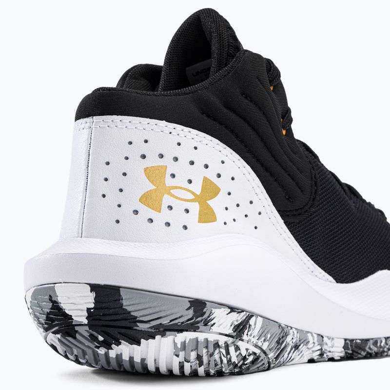 Мъжки баскетболни обувки Under Armour черен-бял Jet '21 3024260-006 8