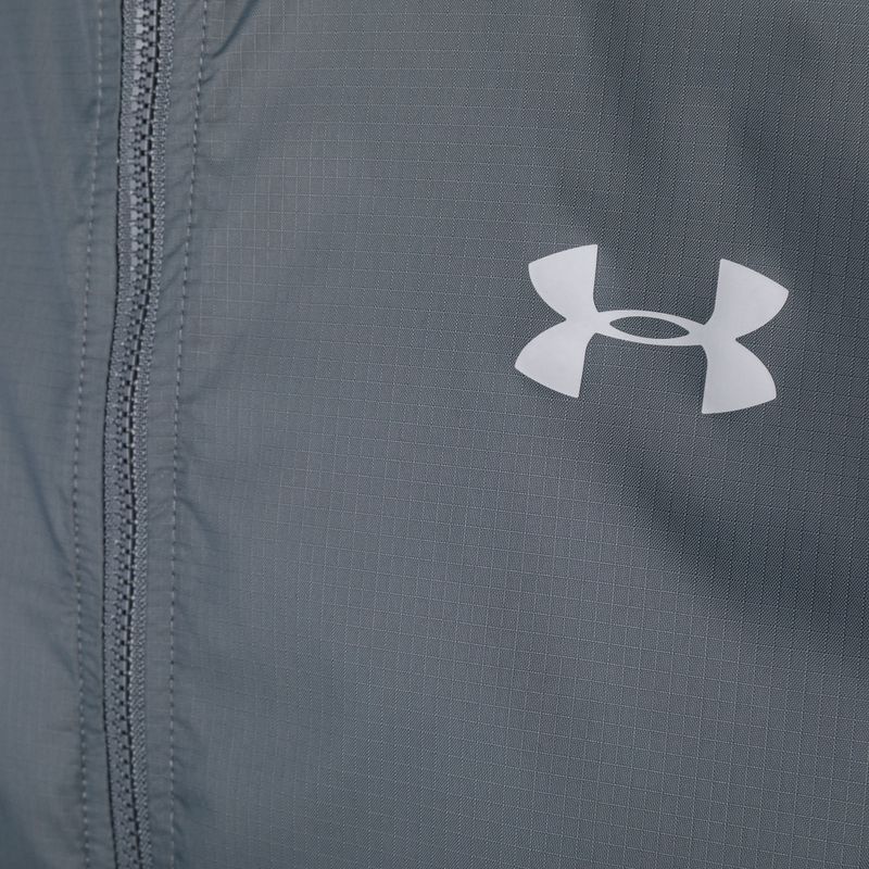 Under Armour Forefront Rain сиво мъжко яке за тренировка 1321439 3