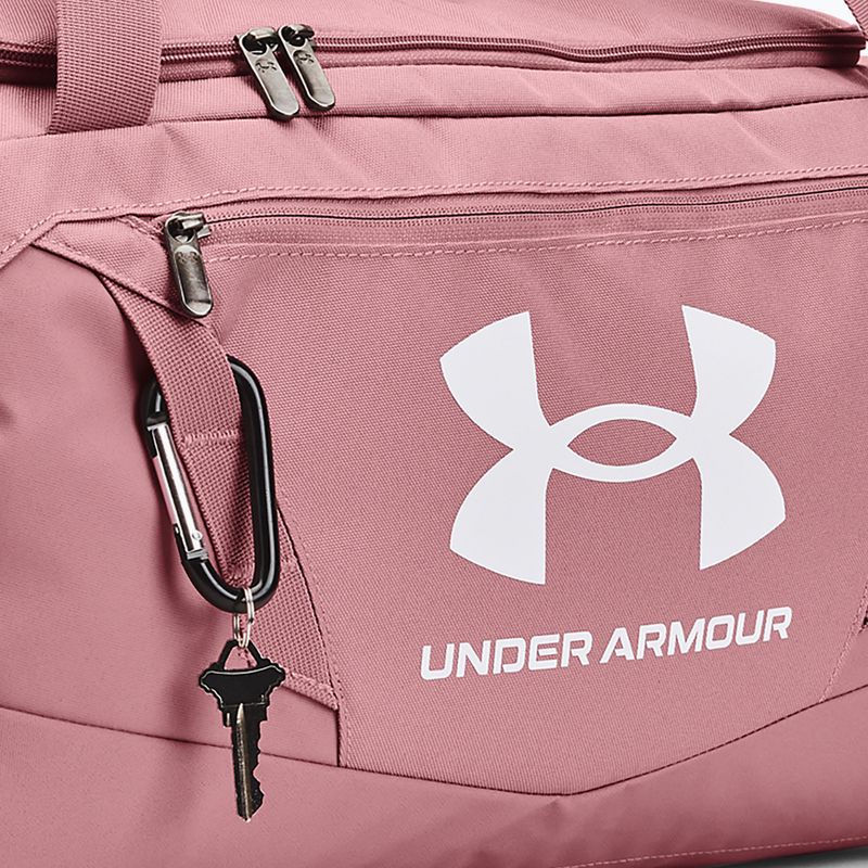 Under Armour Undeniable 5.0 Duffle S 40 л розов еликсир/бял пътнически сак 3
