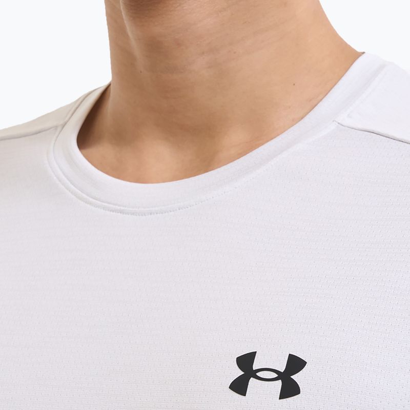 Мъжка тениска за тренировка Under Armour Tech Vent distant white/black 5
