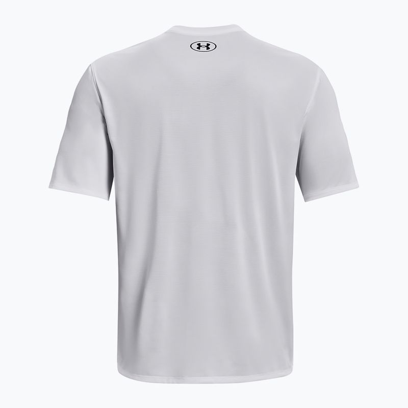 Мъжка тениска за тренировка Under Armour Tech Vent distant white/black 9