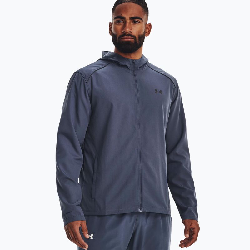 Мъжко яке за бягане Under Armour Storm Run с качулка Blue 1376795 6