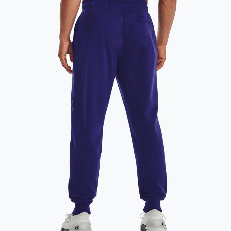 Мъжки тренировъчни панталони Under Armour Rival Fleece Joggers тъмно синьо 1357128 2