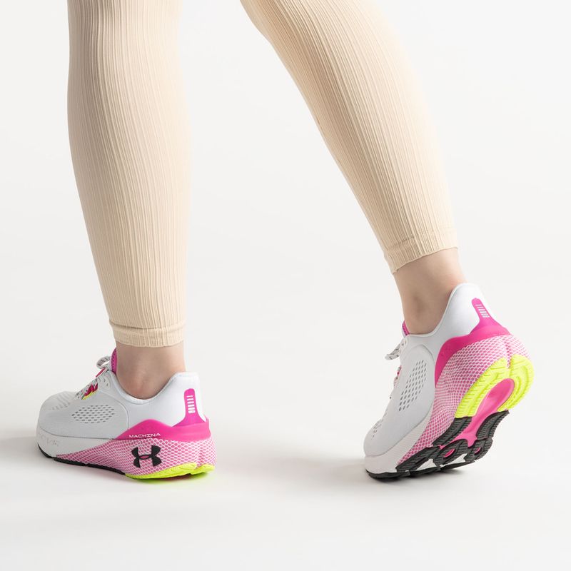 Under Armour дамски обувки за бягане W Hovr Machina 3 white/ silver pink/black 13