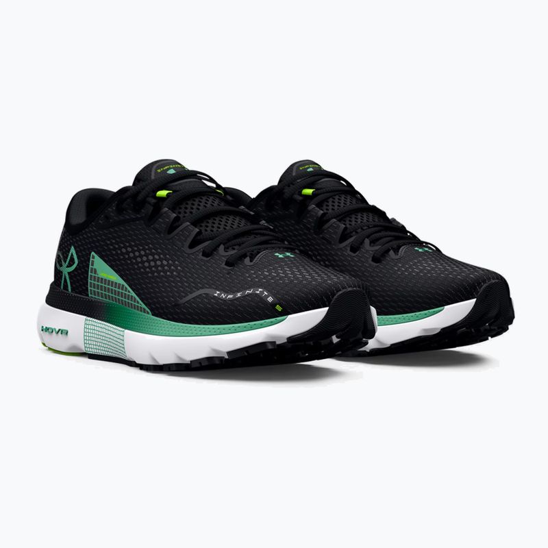 Мъжки обувки за бягане Under Armour Hovr Infinite 5 black/white/green breeze 12