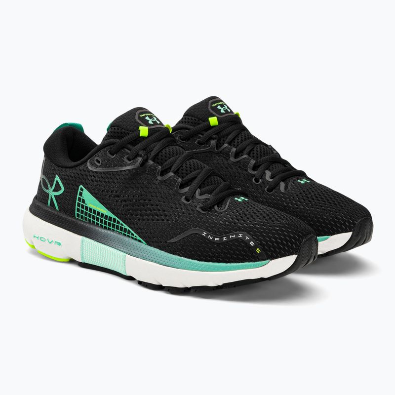 Мъжки обувки за бягане Under Armour Hovr Infinite 5 black/white/green breeze 5