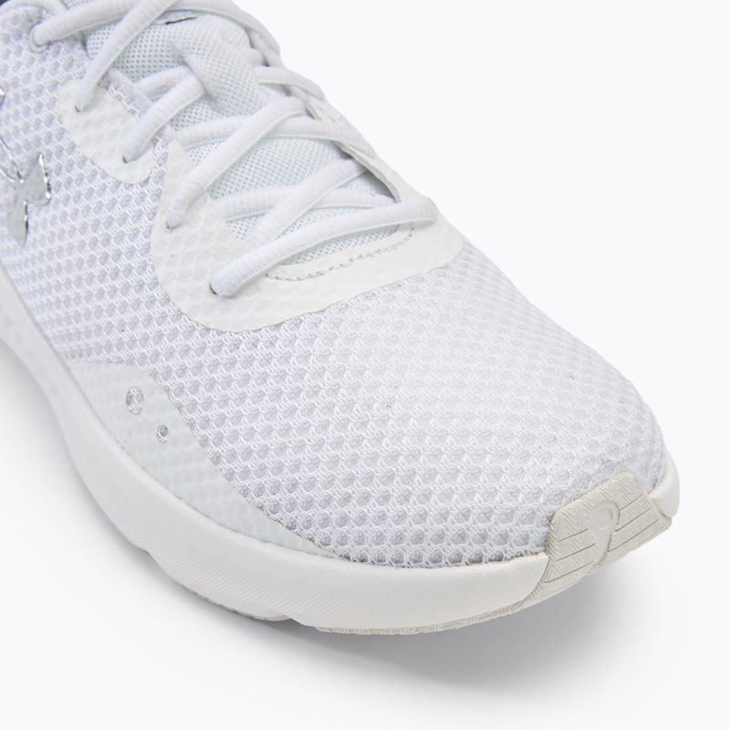 Мъжки обувки за бягане Under Armour Charged Pursuit 3 white/white/metallic silver 7