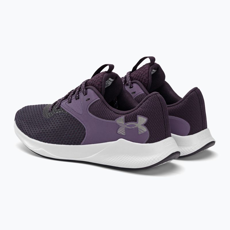 Дамски обувки за тренировка Under Armour W Charged Aurora 2 tux purple/retro purple/metallic silver 3