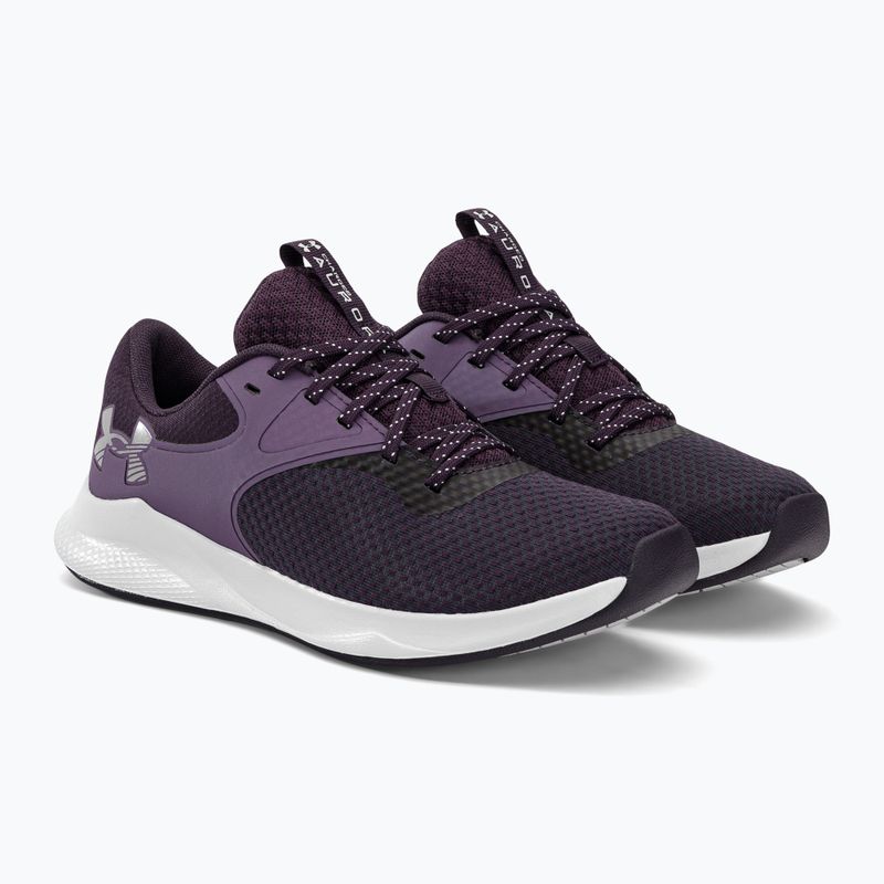 Дамски обувки за тренировка Under Armour W Charged Aurora 2 tux purple/retro purple/metallic silver 4