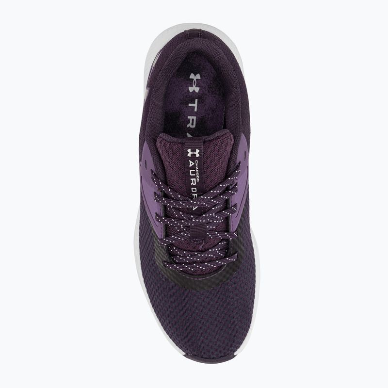 Дамски обувки за тренировка Under Armour W Charged Aurora 2 tux purple/retro purple/metallic silver 6