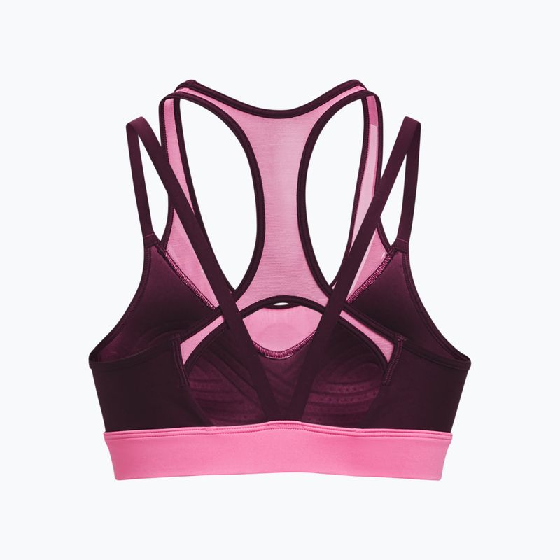 Under Armour Infinity Mesh Low лилав фитнес сутиен 1376886-572 2