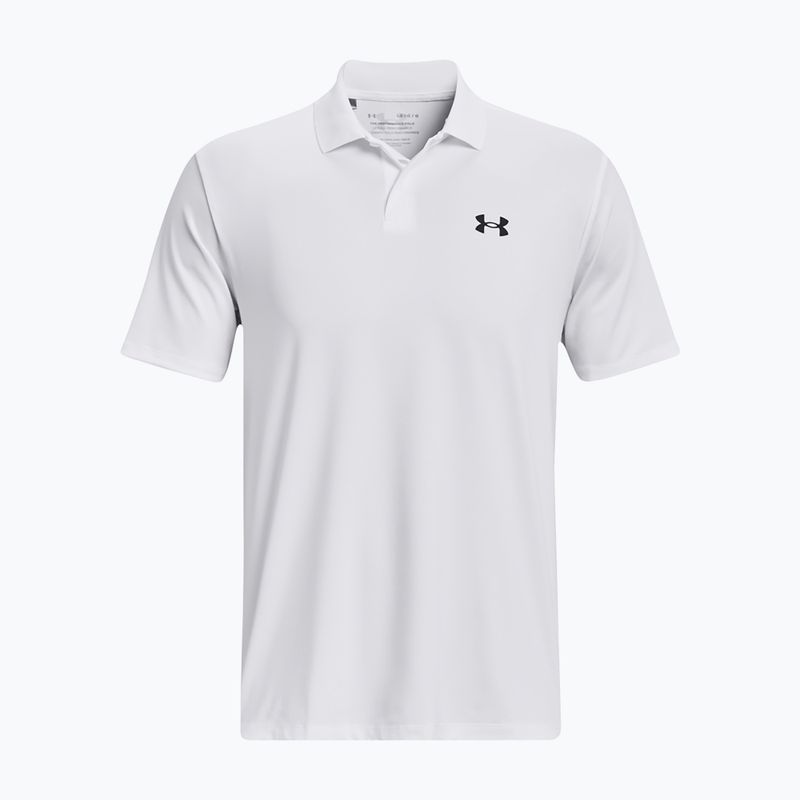Мъжка поло тениска Under Armour Matchplay white/pitch gray 5