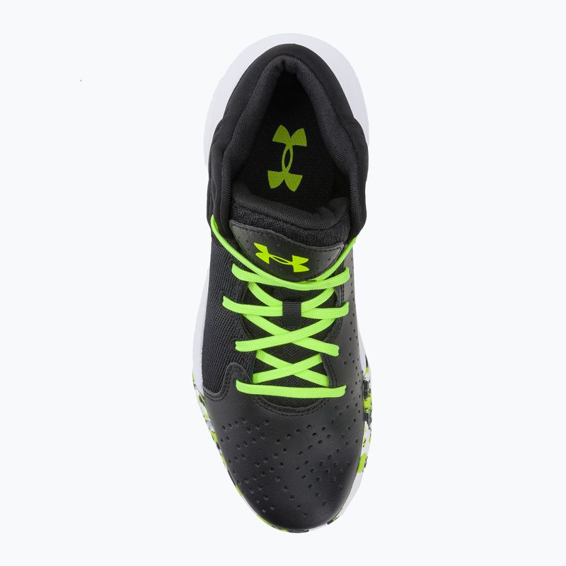 Мъжки баскетболни обувки Under Armour Jet '21 в черно и бяло 3024260 6