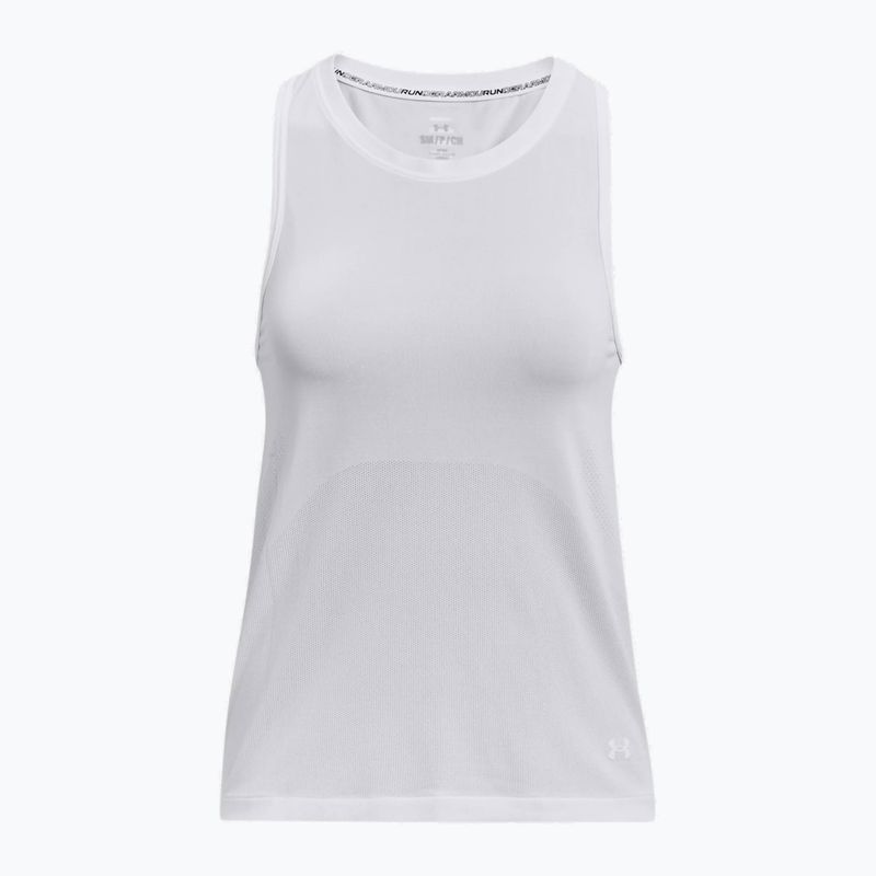 Дамски анцуг Under Armour Seamless Stride Singlet бягаща тениска бяла 1375697 4