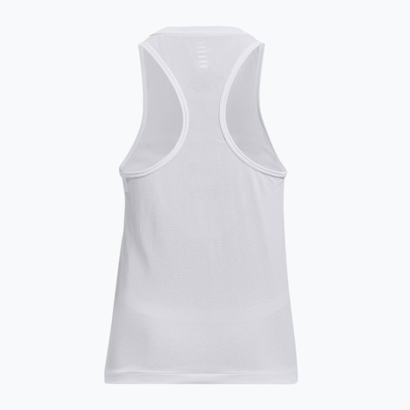 Дамски анцуг Under Armour Seamless Stride Singlet бягаща тениска бяла 1375697 5