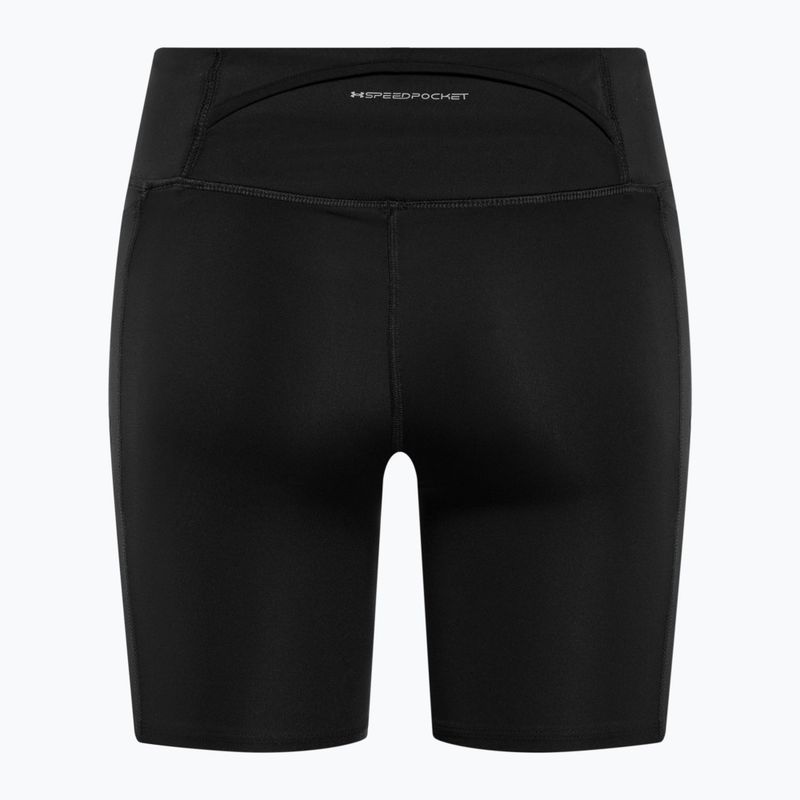 Дамски къси панталони за бягане Under Armour Run Elite Half black/black/reflective 7