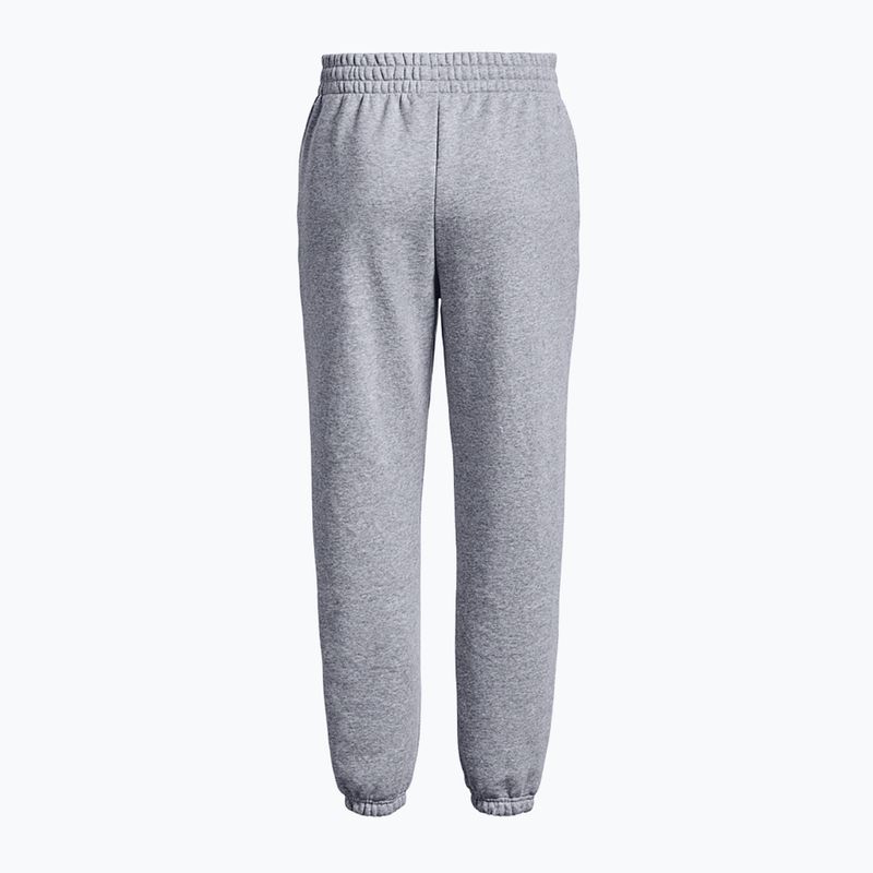 Under Armour Essential Fleece Joggers mod gray light heather/white дамски панталони за тренировка 6