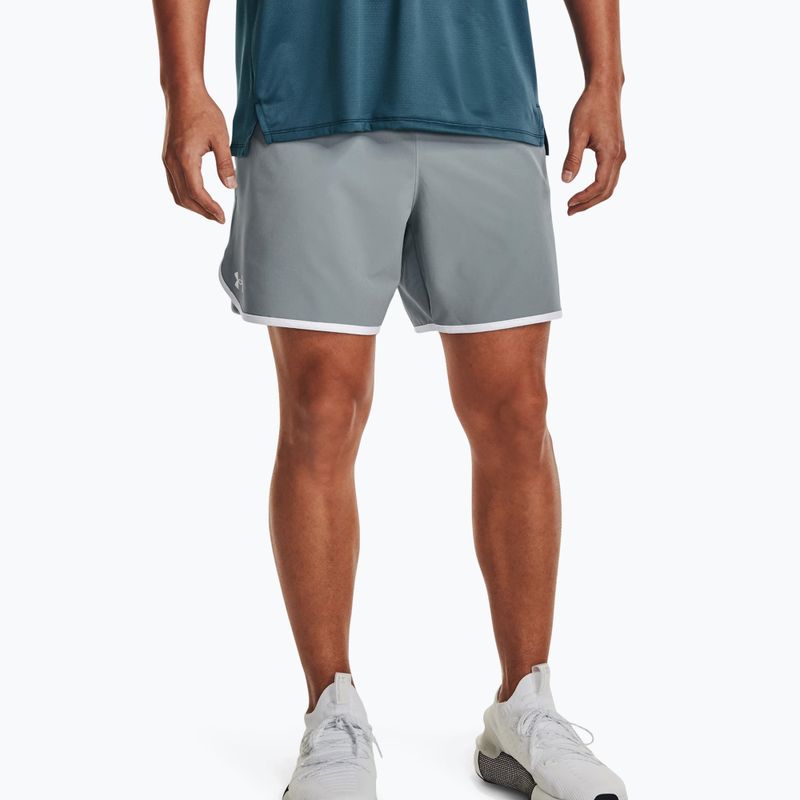 Under Armour Hiit Woven сиви мъжки шорти за тренировка 1377027-465