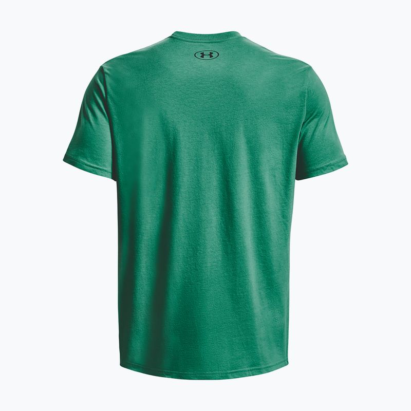 Мъжка тениска Under Armour Sportstyle Left Chest birdie green/black 2