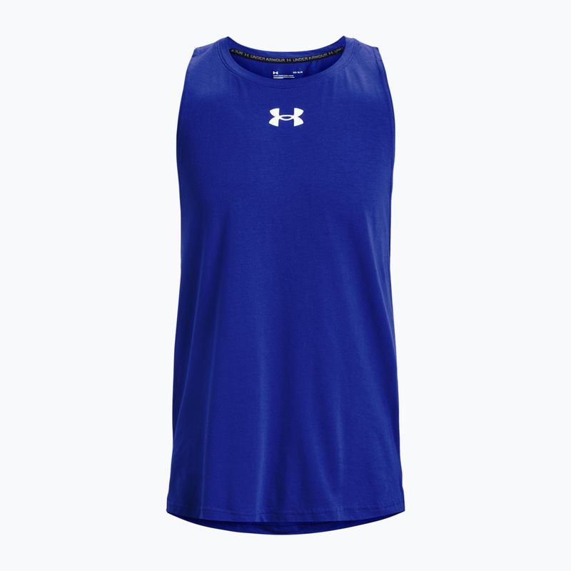 Under Armour Baseline Cotton Tank мъжка баскетболна фланелка синьо 1361901 3