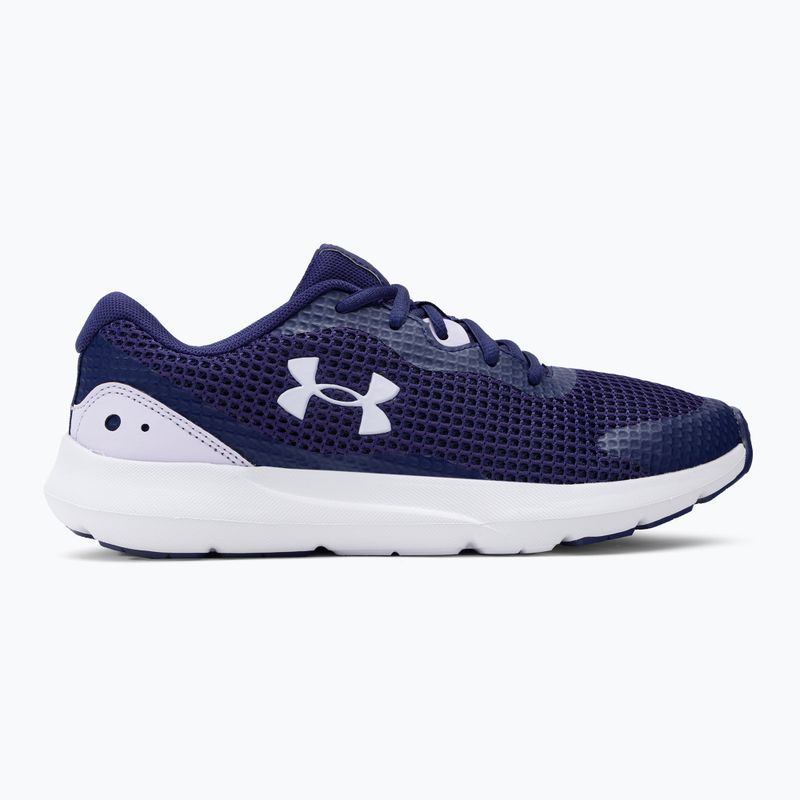 Under Armour Surge 3 дамски обувки за бягане в тъмносиньо и лилаво 3024894 2