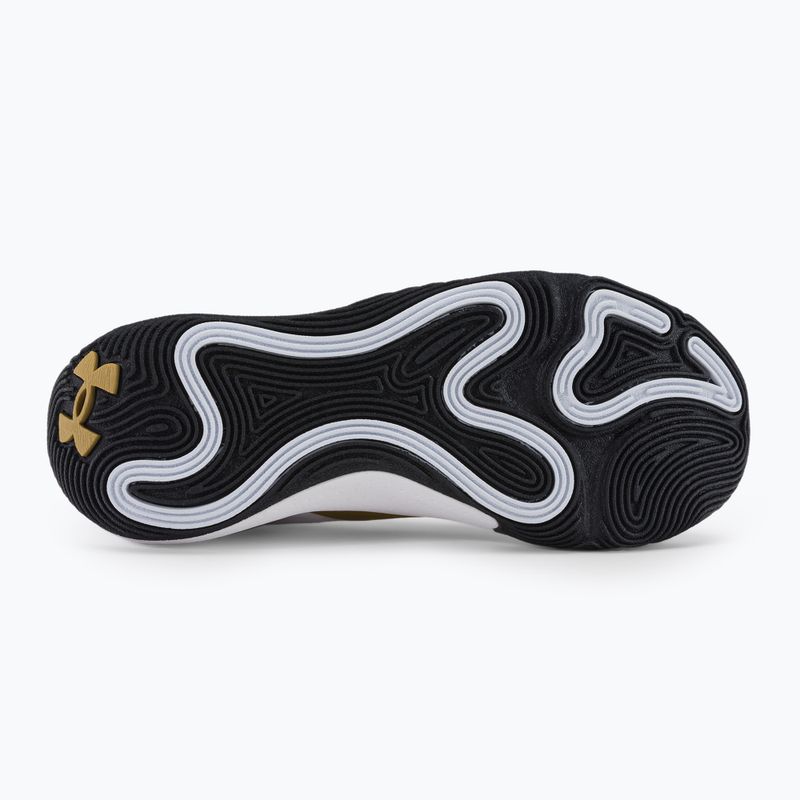 Under Armour Spawn 5 баскетболни обувки бели 3026285 5
