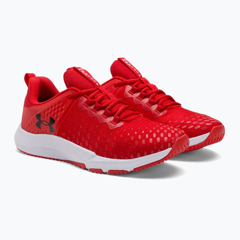 Under Armour Charged Engage 2 мъжки обувки за тренировка червено/черно/черно 4