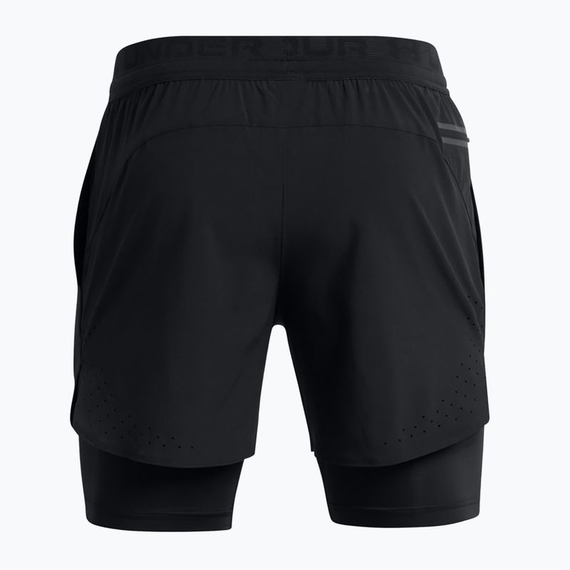 Мъжки шорти Under Armour Peak Woven 2in1 black/black 7