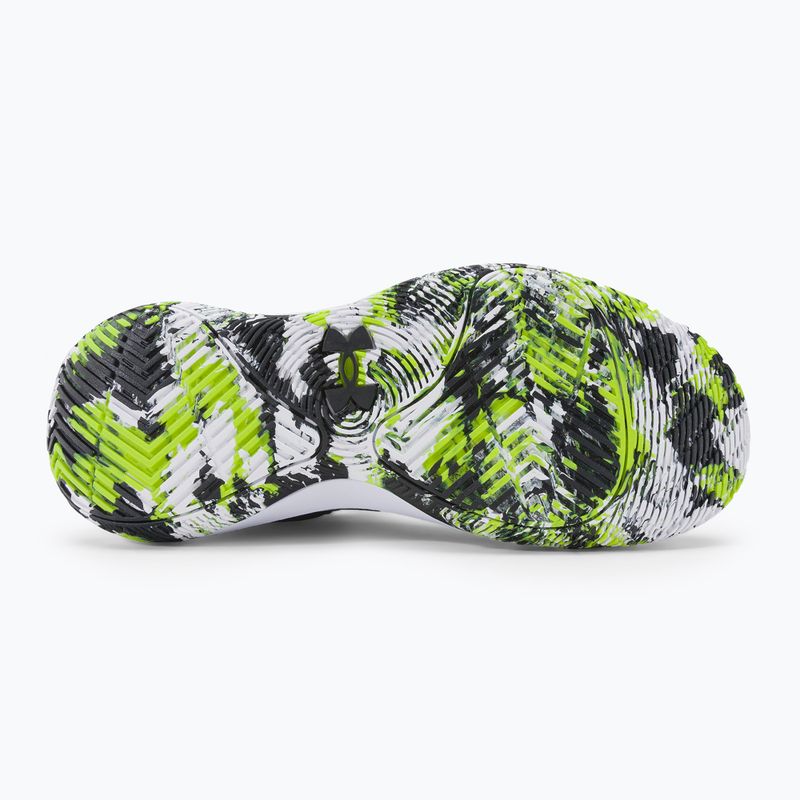 Детски баскетболни обувки Under Armour GS Jet '21 черно-зелени 3024794 5