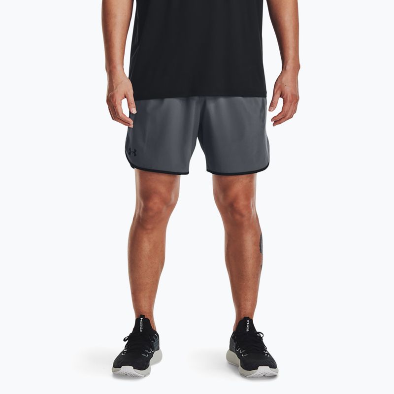 Under Armour Hiit Woven сиви мъжки шорти за тренировка 1377027