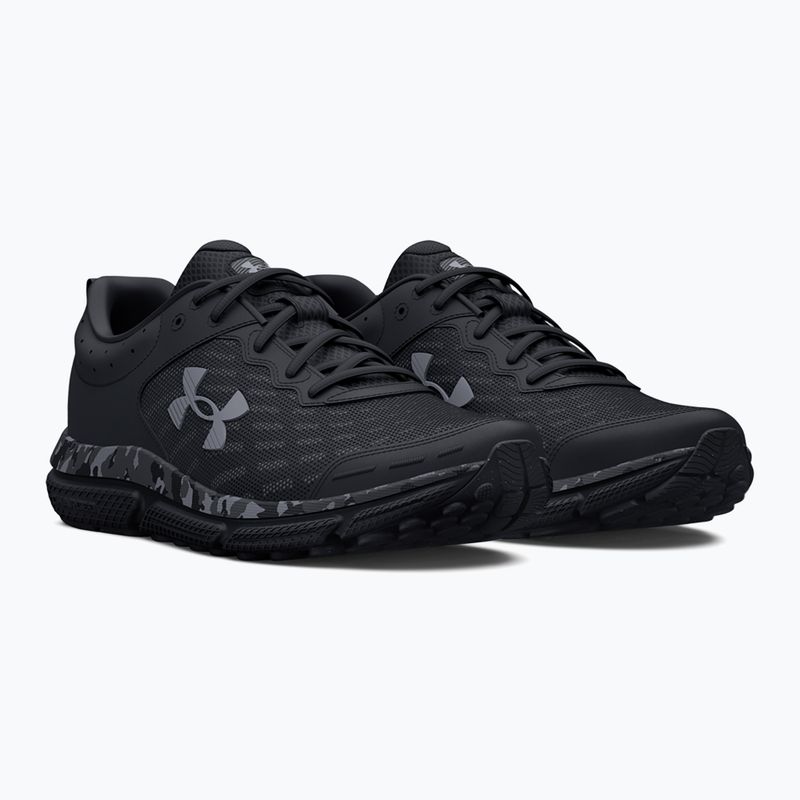 Under Armour Charged Assert 10 Camo black/black/pitch gray мъжки обувки за бягане 3
