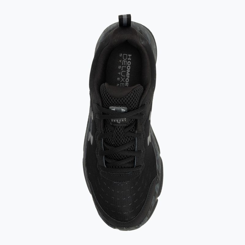 Under Armour Charged Assert 10 Camo black/black/pitch gray мъжки обувки за бягане 5