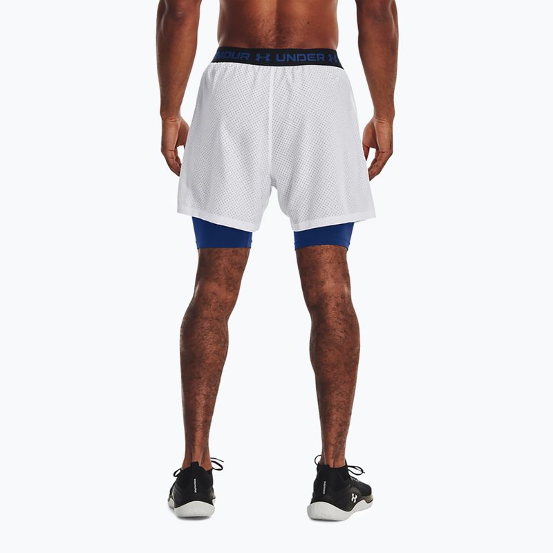 Мъжки шорти за тренировка Under Armour Vanish Wvn 2In1 Vent Sts, бели 1376783 2