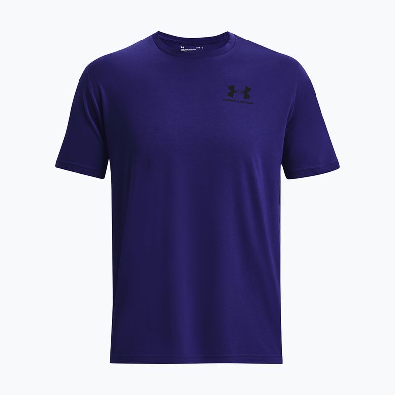 Мъжка тениска Under Armour Sportstyle Left Chest sonar blue/black 3