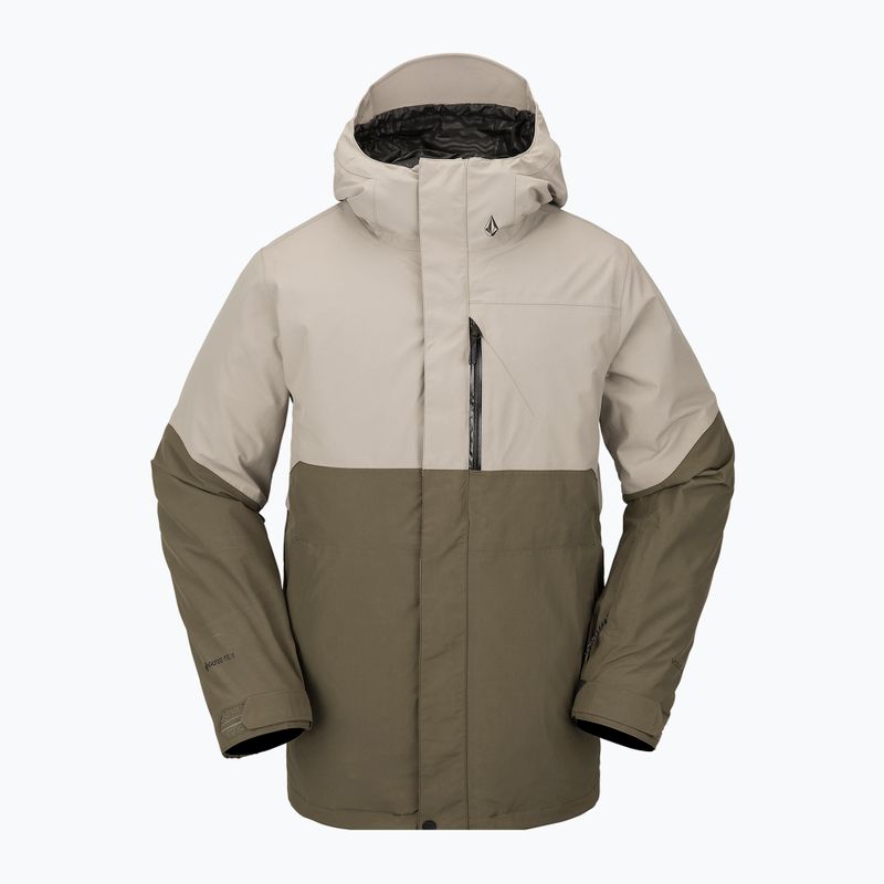 Мъжко сноуборд яке Volcom L Ins Gore-Tex тъмно каки 4