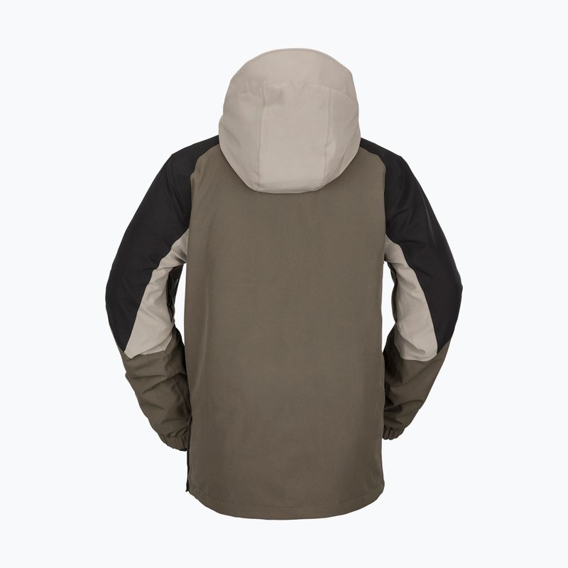 Мъжки сноуборд якета Volcom Brighton Pullover brown/black G0652315 2