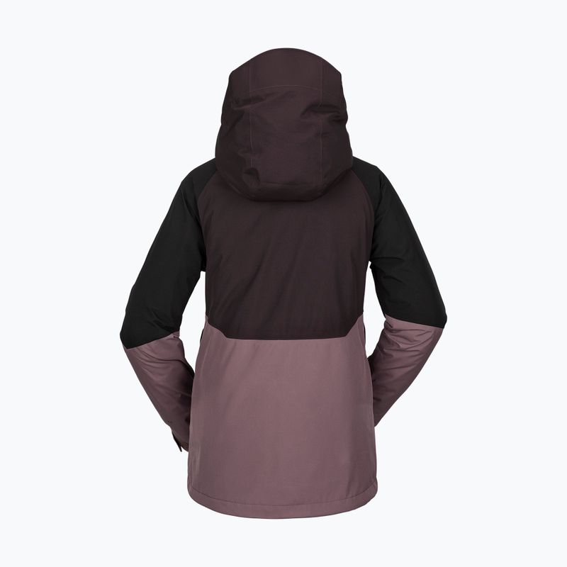 Дамско сноуборд яке Volcom Aris Ins Gore black plum 8
